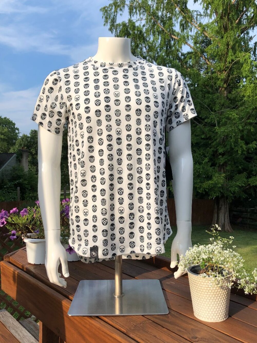 Brooklyn Standard Mens Shirt S All Over Print Mexican Wrestler Masks Lucha Libre